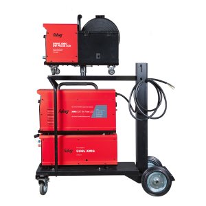 Полуавтомат сварочный FUBAG XMIG 500T DW PULSE  + подающий механизм DRIVE XMIG DW PULSE  + горелка FB 550W 3m  + блок жидкостного охлаждения Cool XMIG  + шланг-пакет 5 метров 95 мм2 14 pol с жидкостным охлаждением + тележка XM в Сочи фото