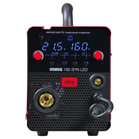 Полуавтомат сварочный инверторный FUBAG IRMIG 180 SYN LED с горелкой 250 А в комплекте в Сочи фото