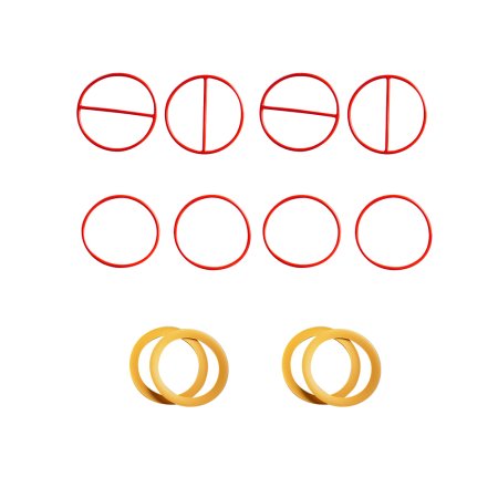 Сервисный набор FUBAG OLSR500 расходных материалов для обслуживания поршневой группы безмасляных компрессоров для арт. 646074/646075