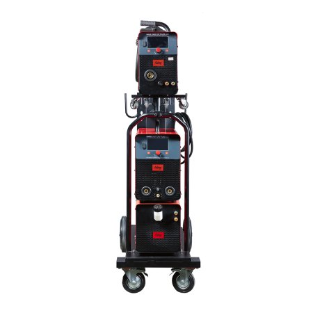 Полуавтомат сварочный FUBAG XMIG 500T DW PULSE + подающий механизм DRIVE XMIG DW PULSE  + горелка FB 550W 3 м + блок жидкостного охлаждения Cool XMIG + шланг-пакет 5 метров 95 мм2 14 pol с жидкостным охлаждением + Тележка  в Сочи фото
