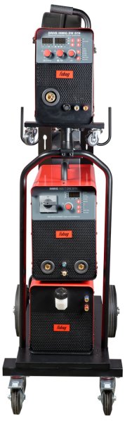 Сварочный полуавтомат INMIG 500T DW SYN + Подающий механизм DRIVE INMIG DW SYN + Шланг-пакет 5 м + Горелка FB 500 3 м + Блок жидкостного охлаждения + Тележка в Сочи фото