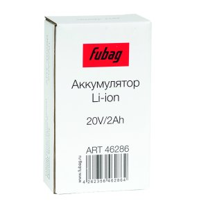 Аккумуляторная батарея FLI5S1P1202 Li-ion к бензиновым газонокосилкам FUBAG с электростартером и минирайдеру (20V/2Ah) в Сочи фото