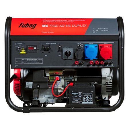 Бензиновый генератор FUBAG BS 7500 XD ES DUPLEX в Сочи фото