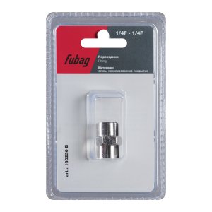 FUBAG Переходник 1/4 дюйма F - 1/4 дюйма F, блистер 1 шт в Сочи фото