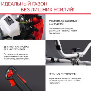 FUBAG Бензиновый триммер FPT 33 + Триммерная леска сечение витой квадрат L 130 м * 2.4 мм в ПОДАРОК в Сочи фото