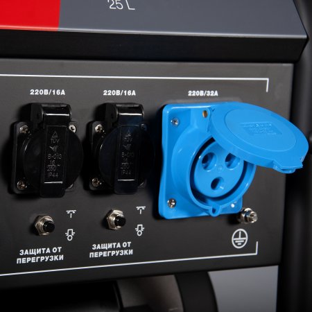 Бензиновый генератор с электростартером и коннектором автоматики FUBAG BS 7500 A ES в Сочи фото