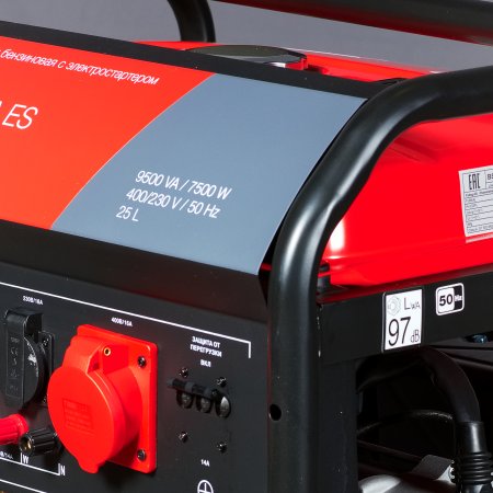 Бензиновый генератор FUBAG BS 8000 DA ES (трехфазный) с электростартером и коннектором автоматики в Сочи фото