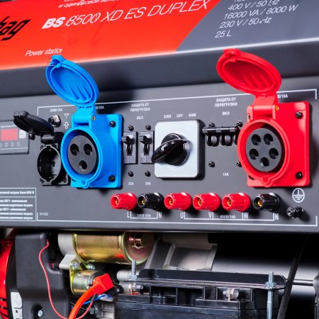 Бензиновый генератор FUBAG BS 8500 XD ES DUPLEX для одно и трехфазного режимов работы в Сочи фото