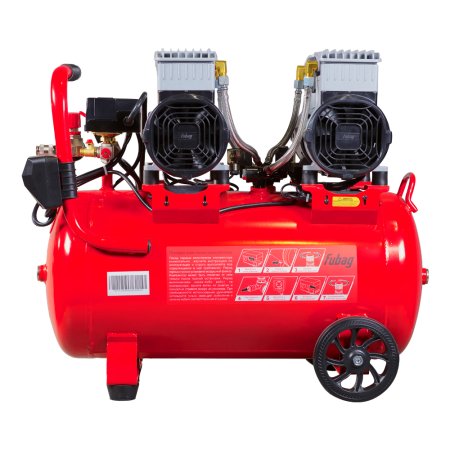 Компрессор безмасляный малошумный FUBAG OLS 500/50 CM2х2 + Набор пневмоинструмента Basic S1000 (3 предмета) в ПОДАРОК в Сочи фото