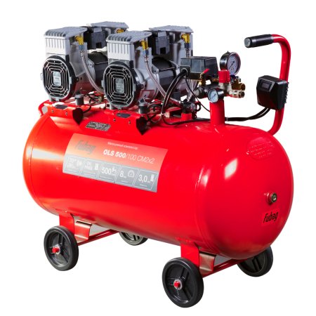 Компрессор воздушный безмасляный малошумный FUBAG OLS 500/100 CM2х2 в Сочи фото