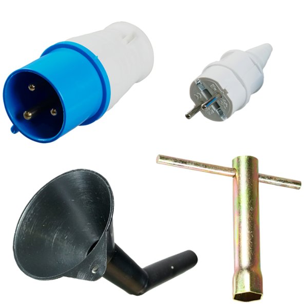 Бензиновый генератор FUBAG PRG 6000 + Комплект колес и ручек для электростанций в ПОДАРОК в Сочи фото