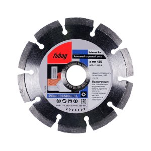 Алмазный отрезной диск FUBAG Universal Pro диам. 125/22.2 в Сочи фото