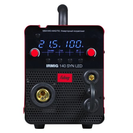 Полуавтомат сварочный инверторный FUBAG IRMIG 140 SYN LED с горелкой 150 А в комплекте в Сочи фото