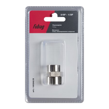FUBAG Переходник 3/8 дюйма F - 1/2 дюйма F, блистер 1 шт в Сочи фото
