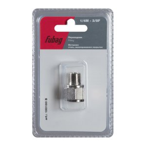 FUBAG Переходник 1/4 дюйма M на 3/8 дюйма F, блистер 1 шт в Сочи фото