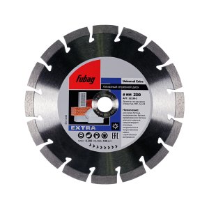 Алмазный отрезной диск FUBAG Universal Extra_ диам. 230/22.2 в Сочи фото