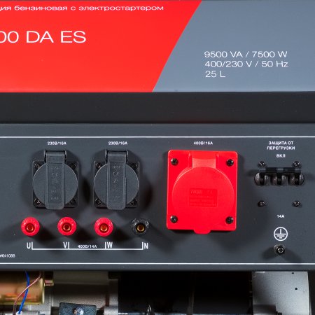 Бензиновый генератор FUBAG BS 8000 DA ES (трехфазный) с электростартером и коннектором автоматики в Сочи фото