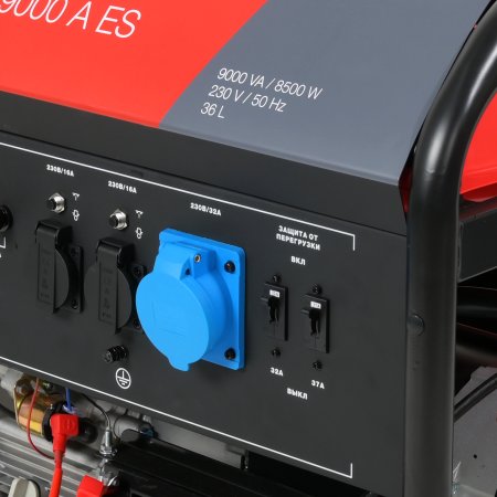 Бензиновый генератор FUBAG BS 9000 A ES с электростартером и коннектором автоматики в Сочи фото