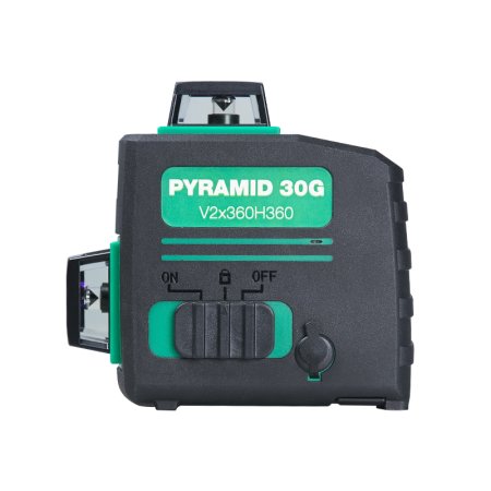 FUBAG уровень лазерный 3D с зеленым лучом Pyramid 30G V2х360H360 в Сочи фото