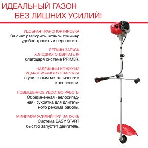 FUBAG Бензиновый триммер FPT 33R + Триммерная леска сечение витой квадрат L 130 м * 2.4 мм в ПОДАРОК в Сочи фото
