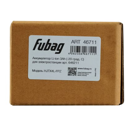 Аккумулятор FUBAG li-ion 3Ah для инверторного генератора TI 11000 A ES (арт. 646211) купить в Сочи